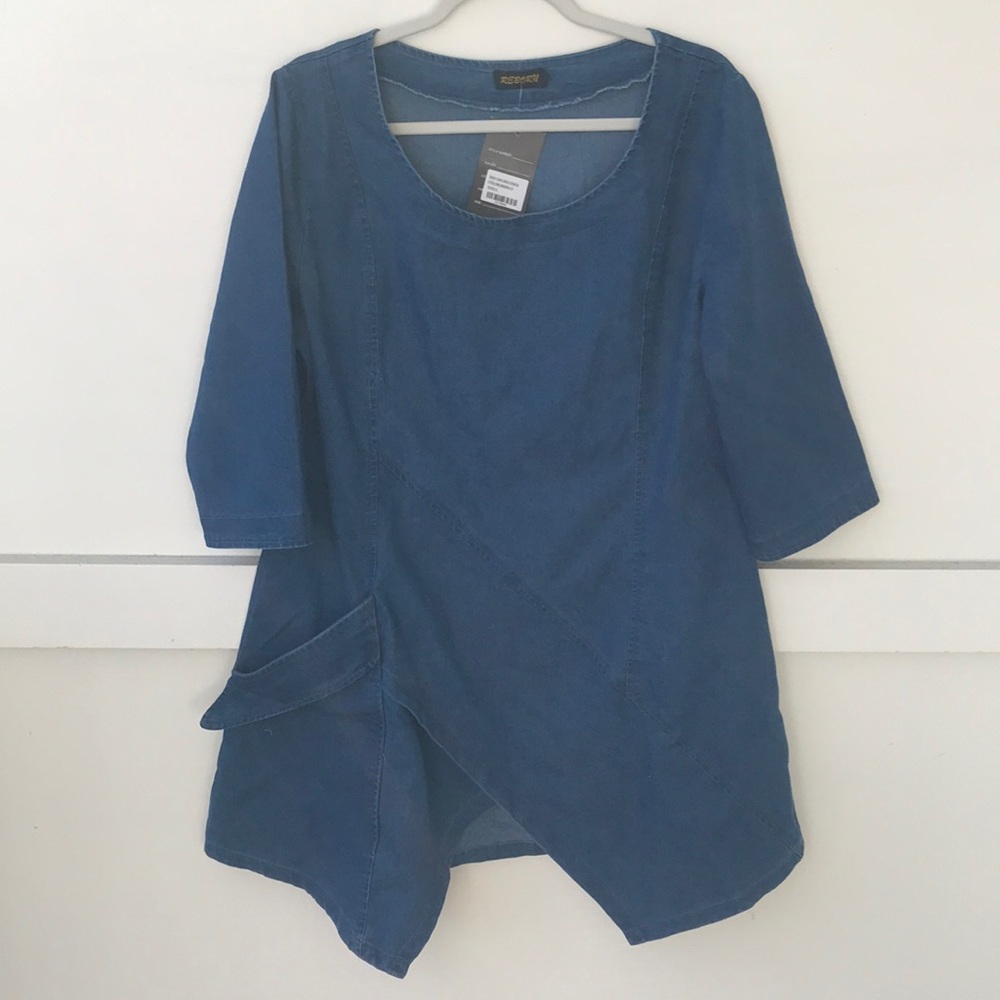 New Reborn Chambray Top